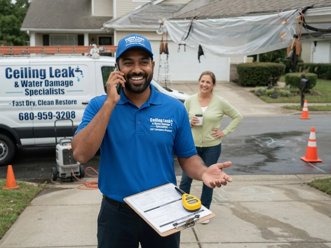 Ceiling Leak Cleanup Monroe, UT FAQs